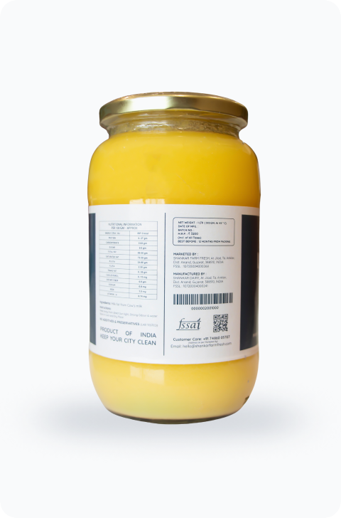 Desi A2 Cow's Curd Ghee