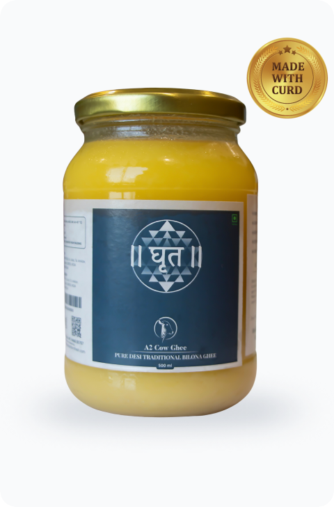 Desi A2 Cow's Curd Ghee